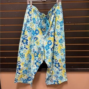 Cacique Cotton Floral Lounge Pants – Size 26/28 NWT